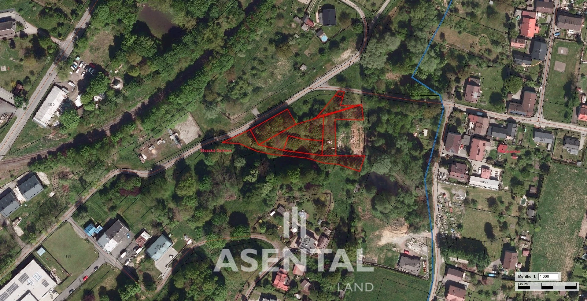 Prodej souboru pozemků o výměře 3 381 m² v k.ú. Slezská Ostrava