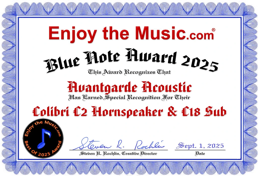 Avantgarde Colibri C2 v Enjoy the Music